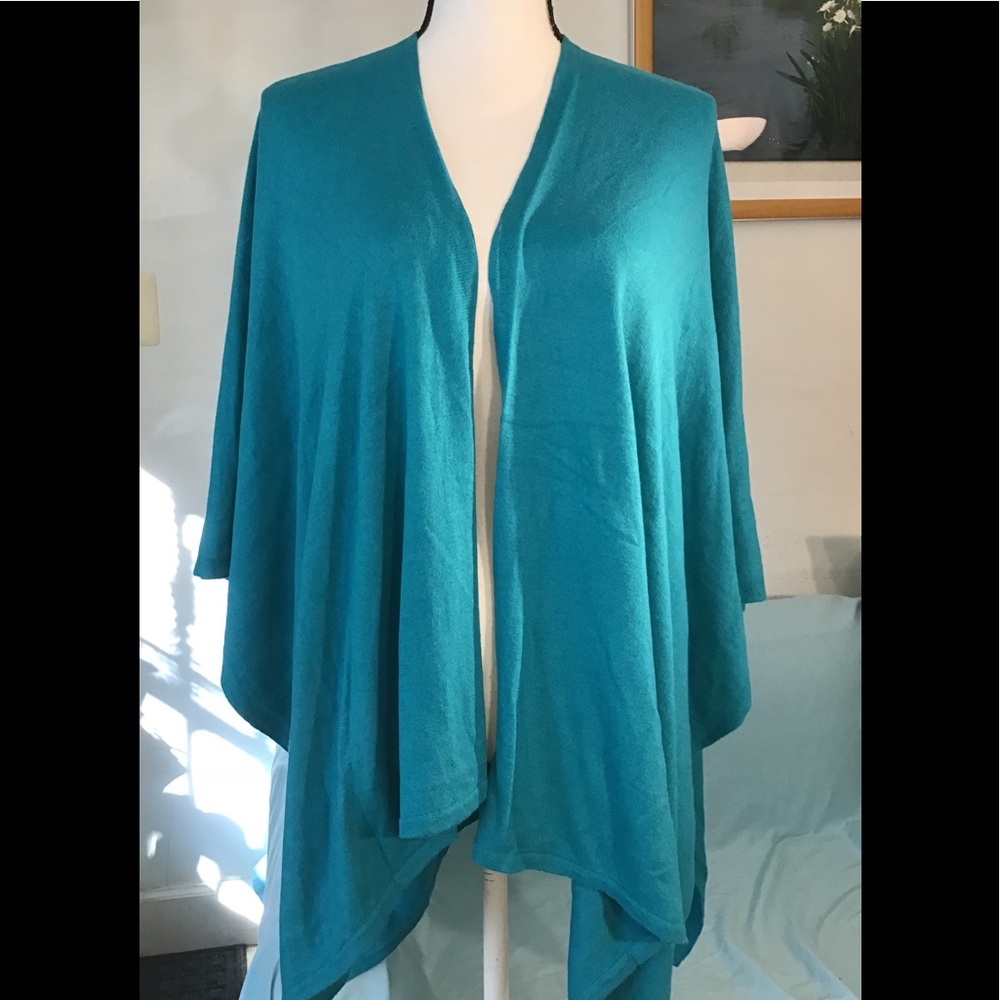 🇦🇷 Echo turquoise open cardigan/poncho